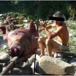 {barganews} Building dams and pig roasts - fine tradition