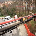 {barganews} Work almost finished on shoring up the road around Barga