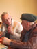 but then is interviewed at the Barga Jazz Club