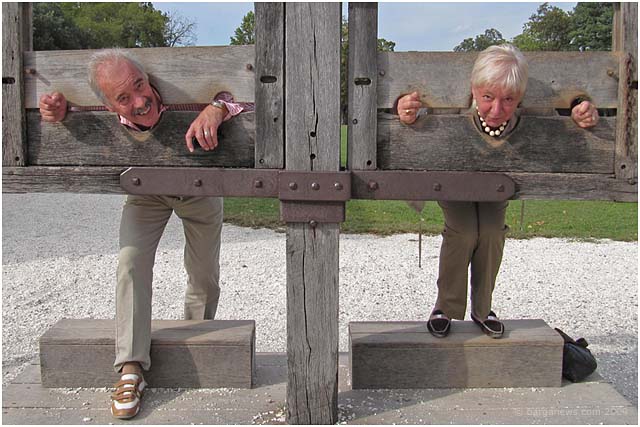stocks American-style justice -- Convicted peanut-brittle thieves Tony Wilton and Carla Colognori were lucky it's not mosquito season