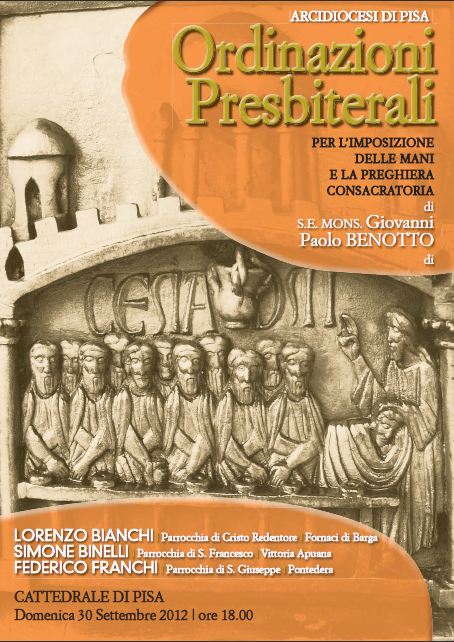 Si avvicina l’ordinazione sacerdotale di Lorenzo