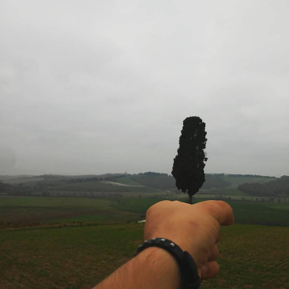Dodicesima tappa Buonconvento Siena 41454 passi 32.8 km